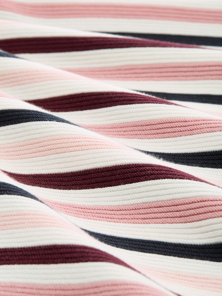 Tom Tailor Damen Pullover Rose Ottoman Kn