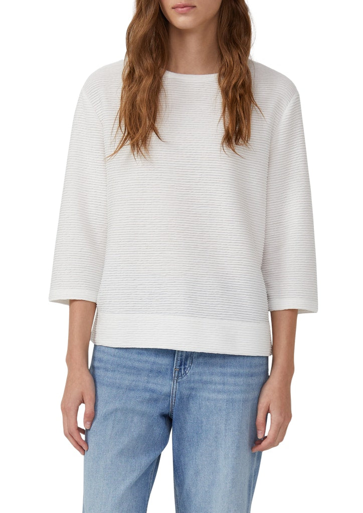 S. Oliver red Damen Sweatshirts White