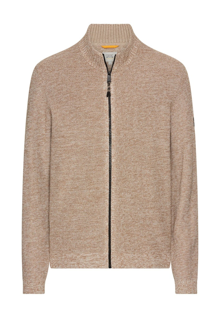 Camel active Herren Strickjacken Oatmeal