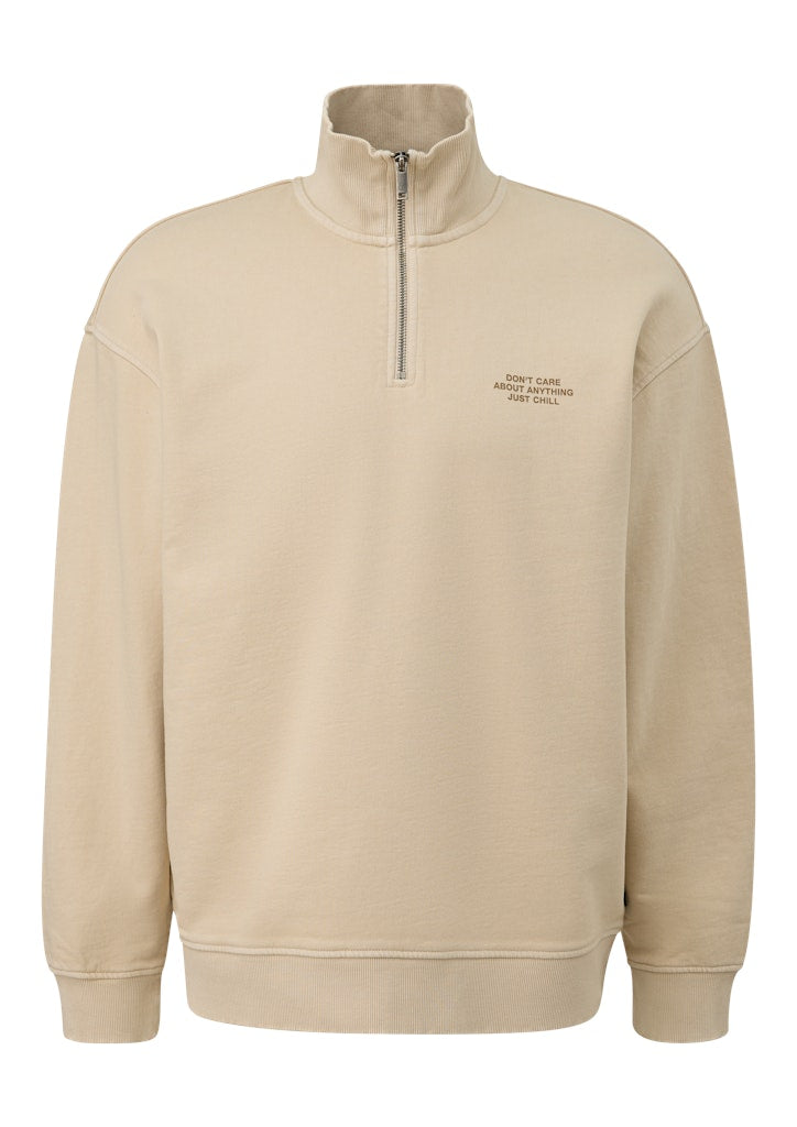 QS by S.Oliver Herren Sweatshirts Brown
