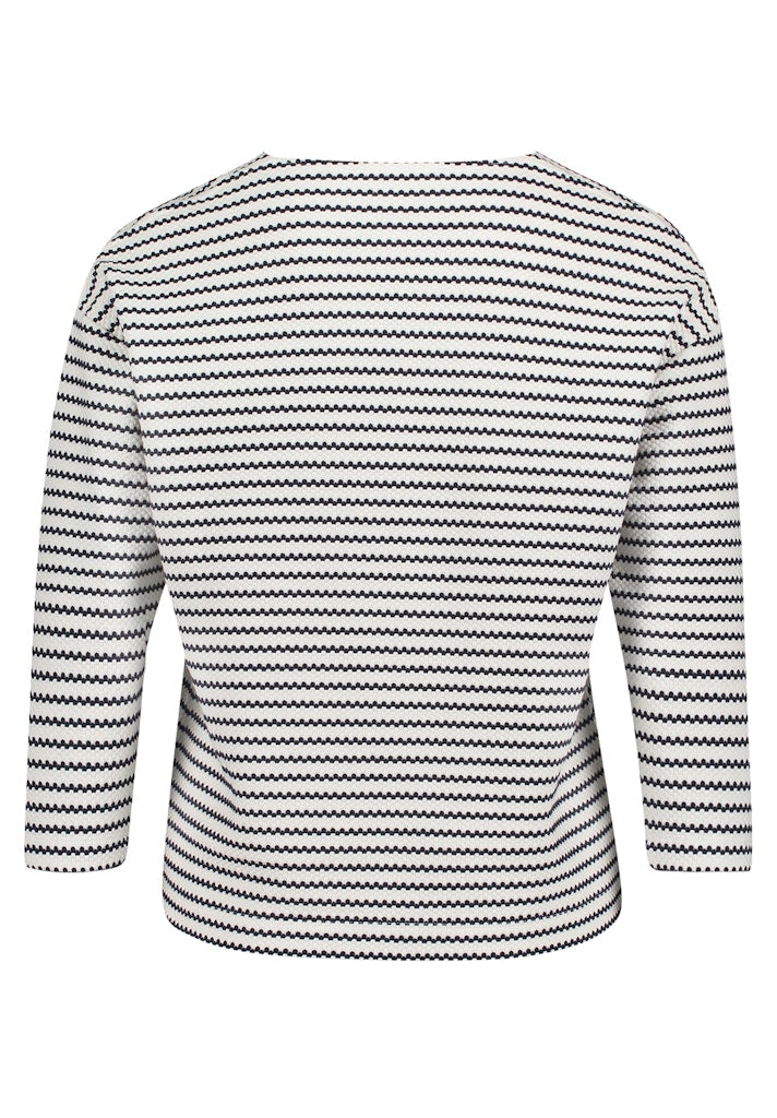 Betty & Co Damen Sweatshirts Dark Blue/Cream