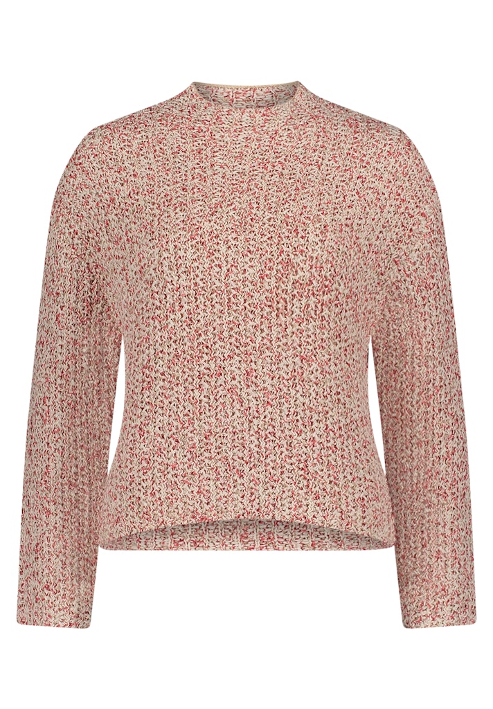 Betty & Co Damen Pullover Nature/Red
