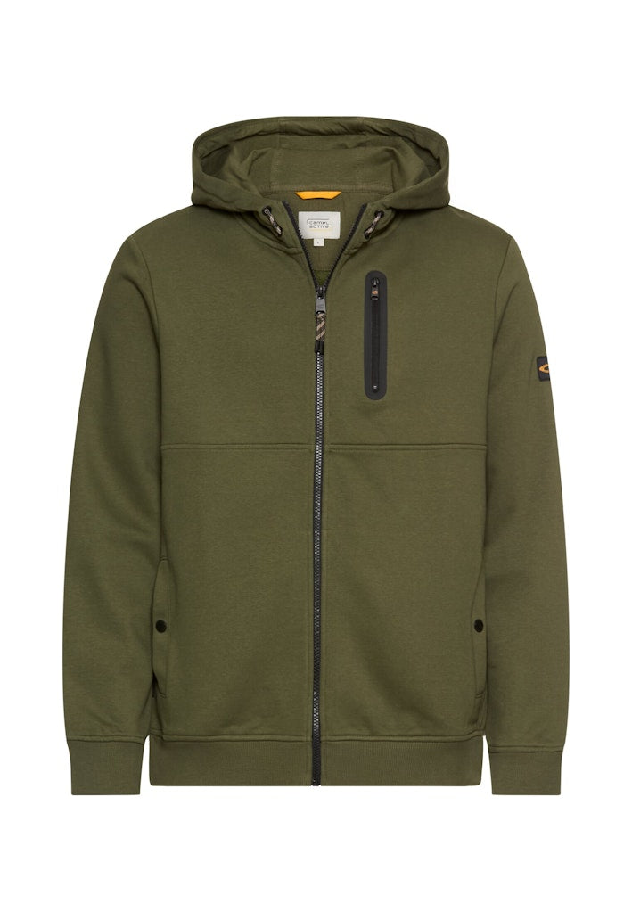 Camel active Herren Sweatjacken Forest Green