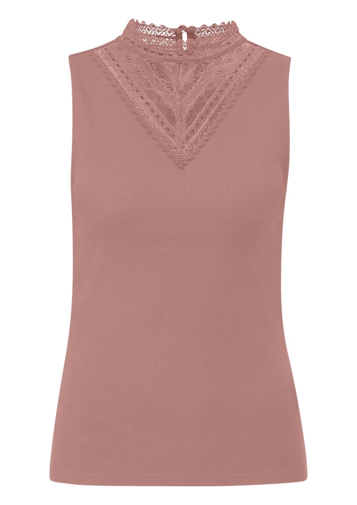 QS by S.Oliver Damen Tops Lilac/Pink