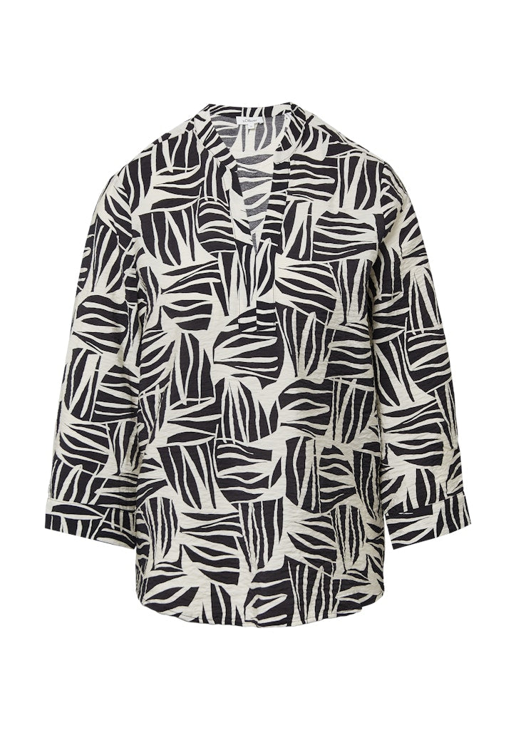 S. Oliver red Damen Blusen Grey/Black