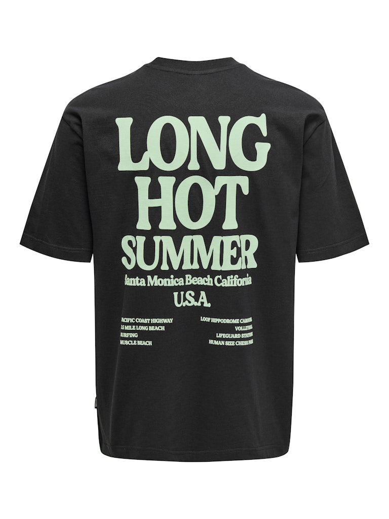 Only & Sons Herren T-Shirts kurz Black