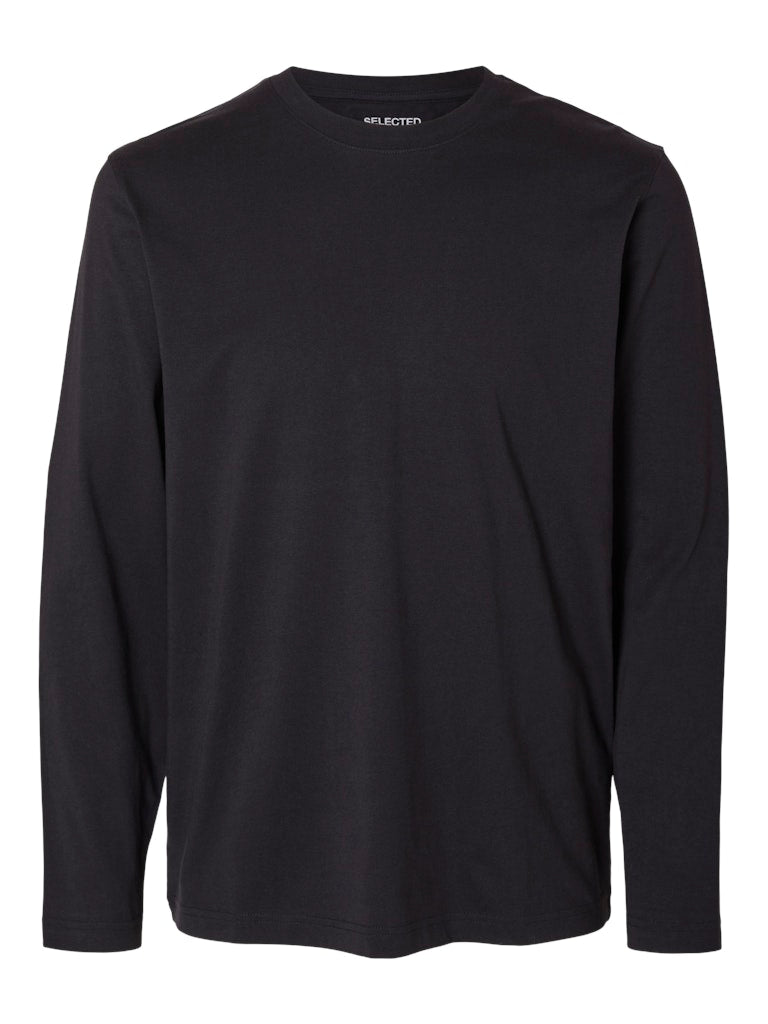 Selected homme Herren T-Shirts kurz Black