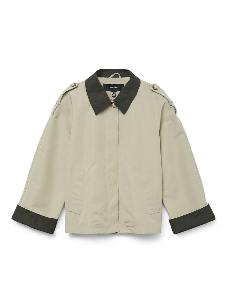 Vero Moda Damen Jacken Eucalyptus/Peat