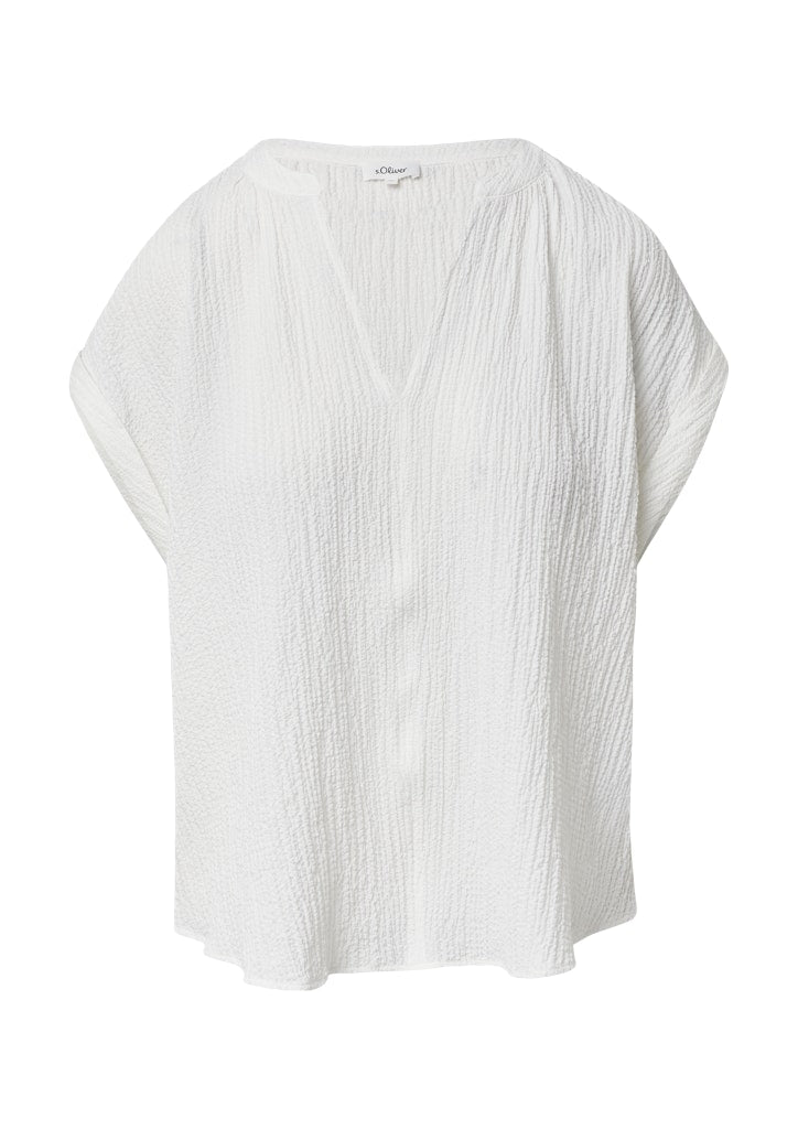 S. Oliver red Damen Blusen White