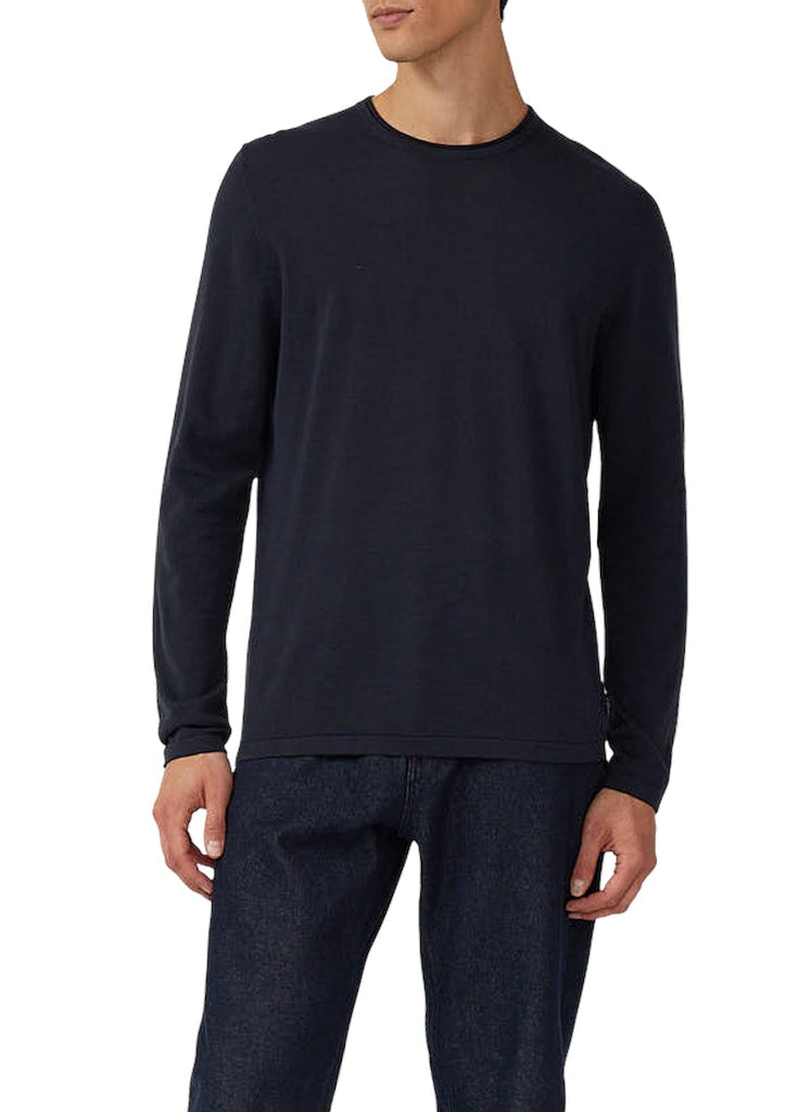 S. Oliver black Herren Pullover Blue