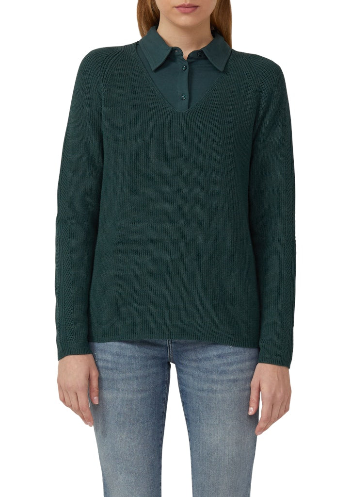 S. Oliver red Damen Pullover Blue Green