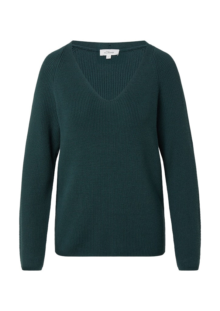 S. Oliver red Damen Pullover Blue Green