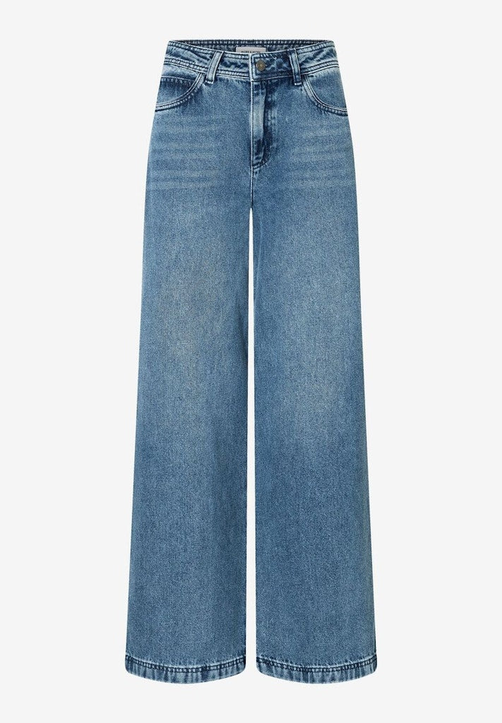 More & More Damen Jeans Light Blue