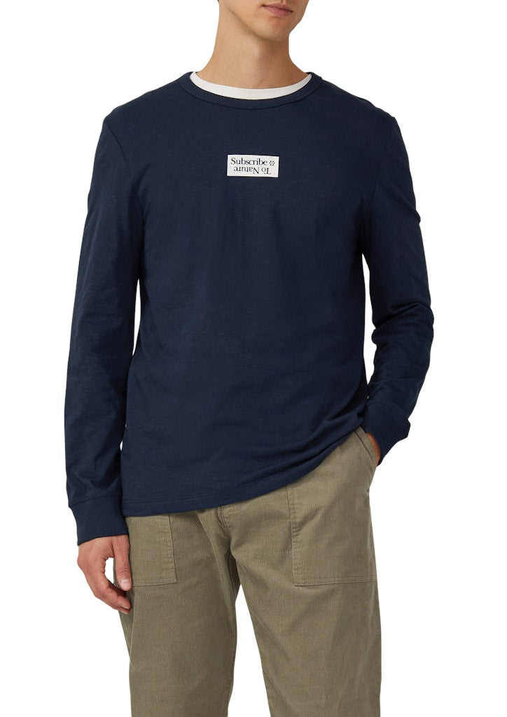 S. Oliver red Herren T-Shirts lang Blue