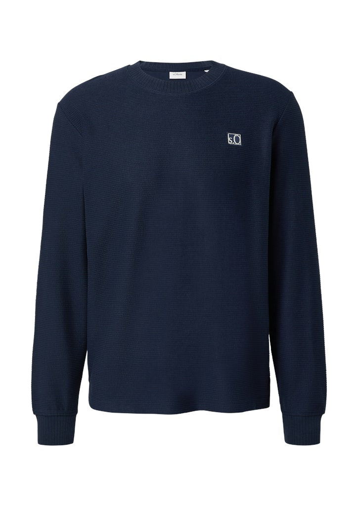 S. Oliver red Herren Sweatshirts Blue