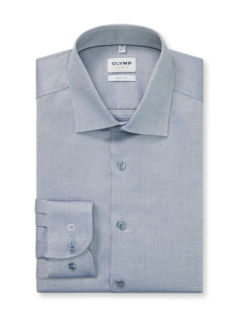 Olymp Herren Hemden lang Marine
