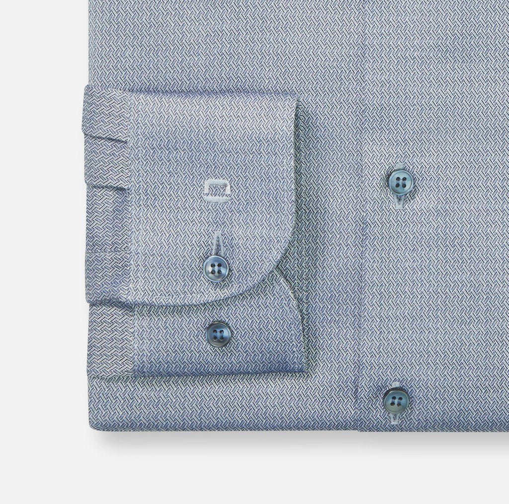 Olymp Herren Hemden lang Marine