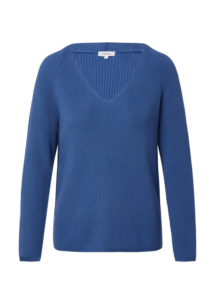 S. Oliver red Damen Pullover Blue