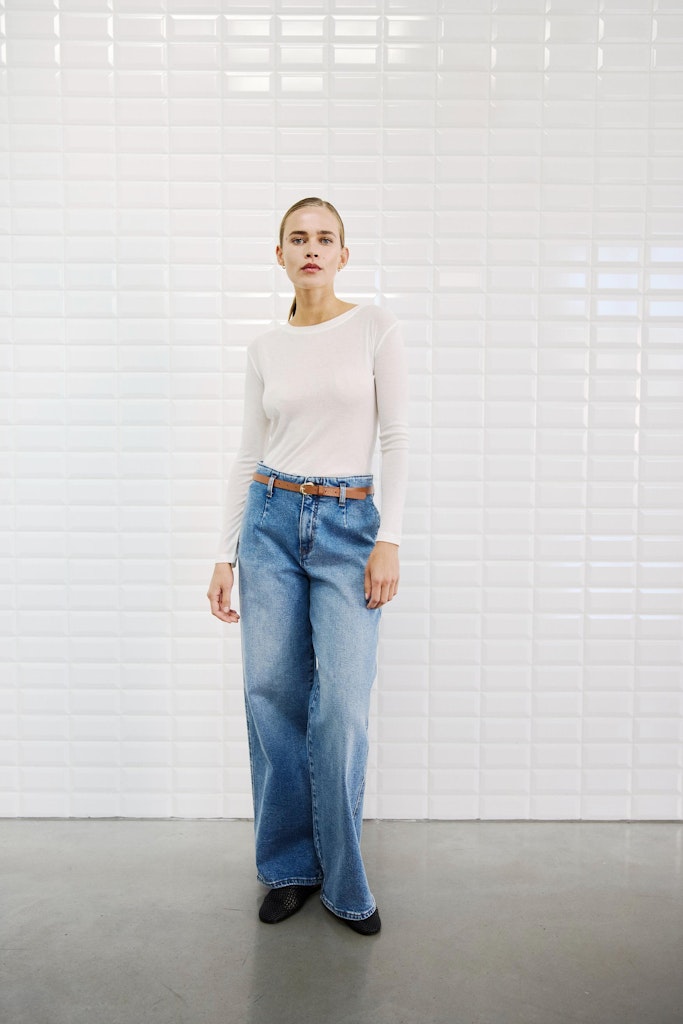 Withblack Damen T-Shirts Cloud White