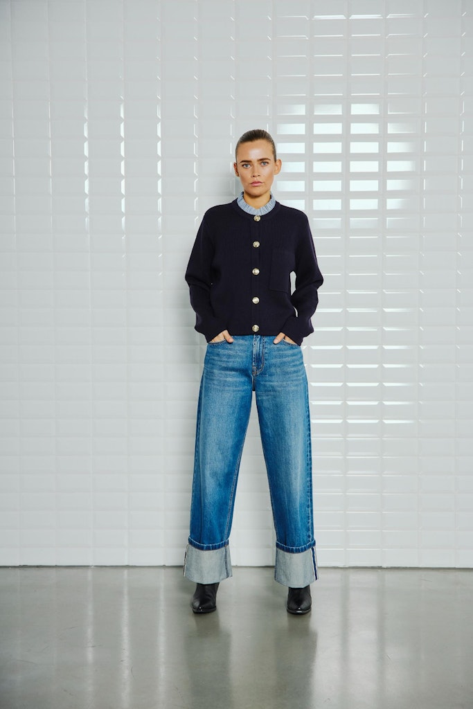 Withblack Damen Jeans Horizon Bl