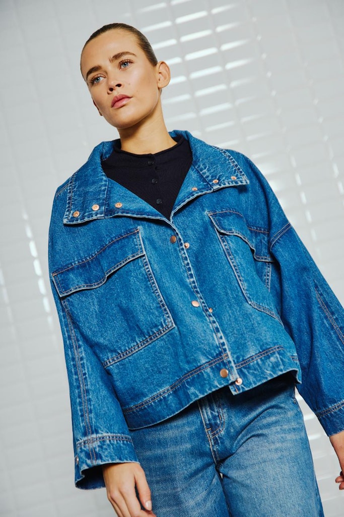 Withblack Damen Jacken Horizon Blue De