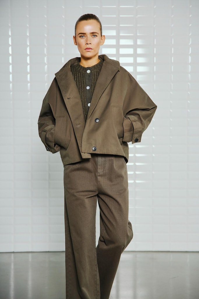 Withblack Damen Jacken Midnight Green