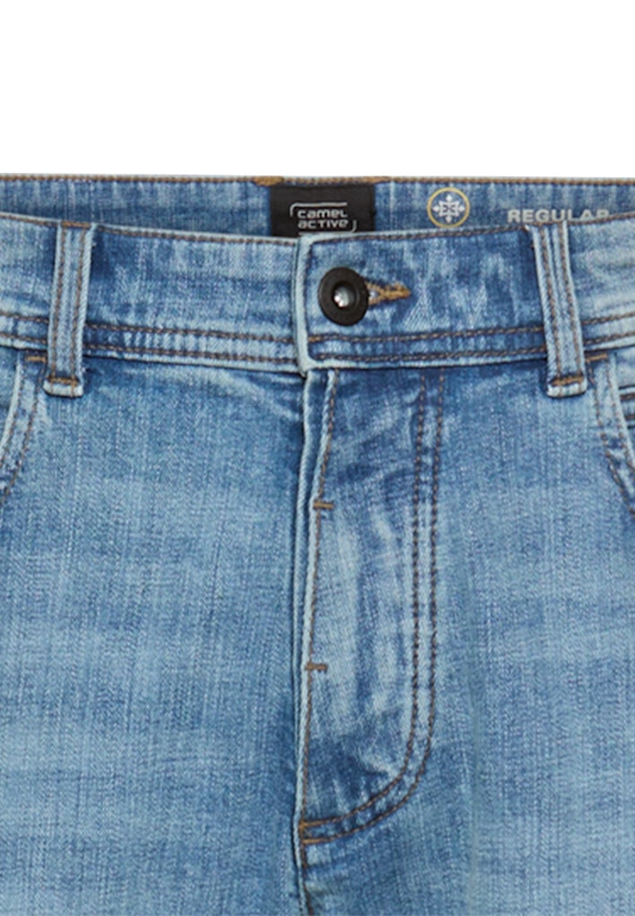 Camel active Herren Jeans Bleach Blue