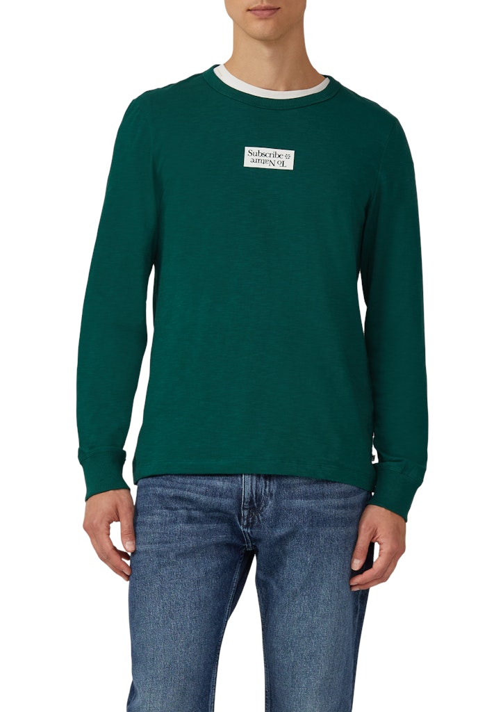 S. Oliver red Herren T-Shirts lang Green