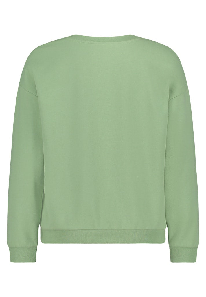 Cartoon Damen Sweatshirts Patch Mint/Blue