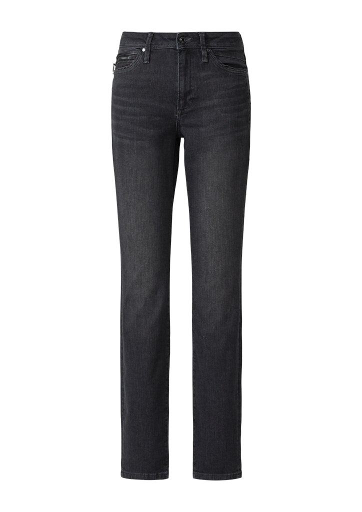 S. Oliver red Damen Jeans Grey/Black
