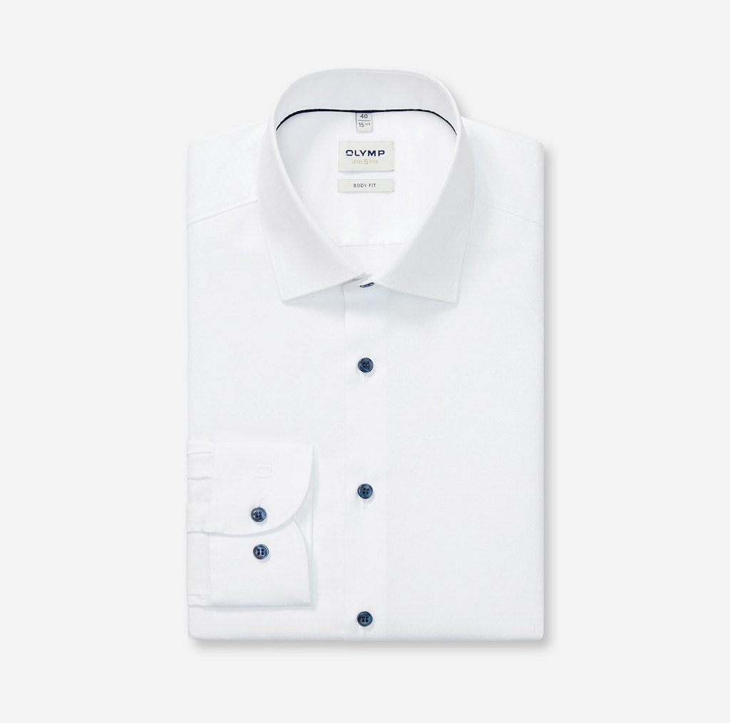 Olymp Herren Hemden lang Weiss
