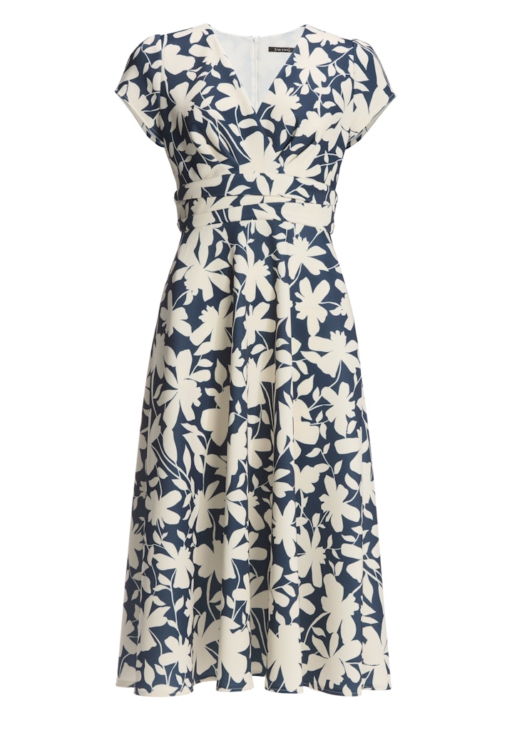 Swing Damen Kleider Navy / Ivo