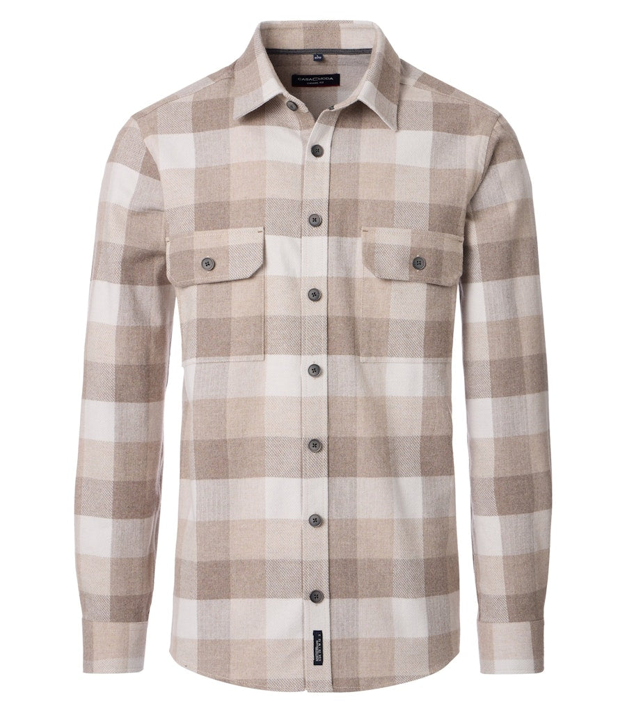 Casa Moda Herren Hemden Beige