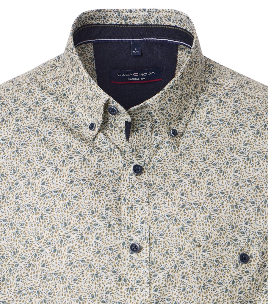 Casa Moda Herren Hemden Gruen