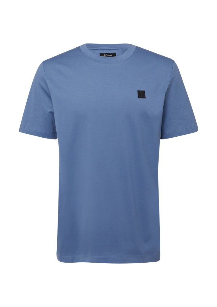 S. Oliver black Herren T-Shirts kurz Blue