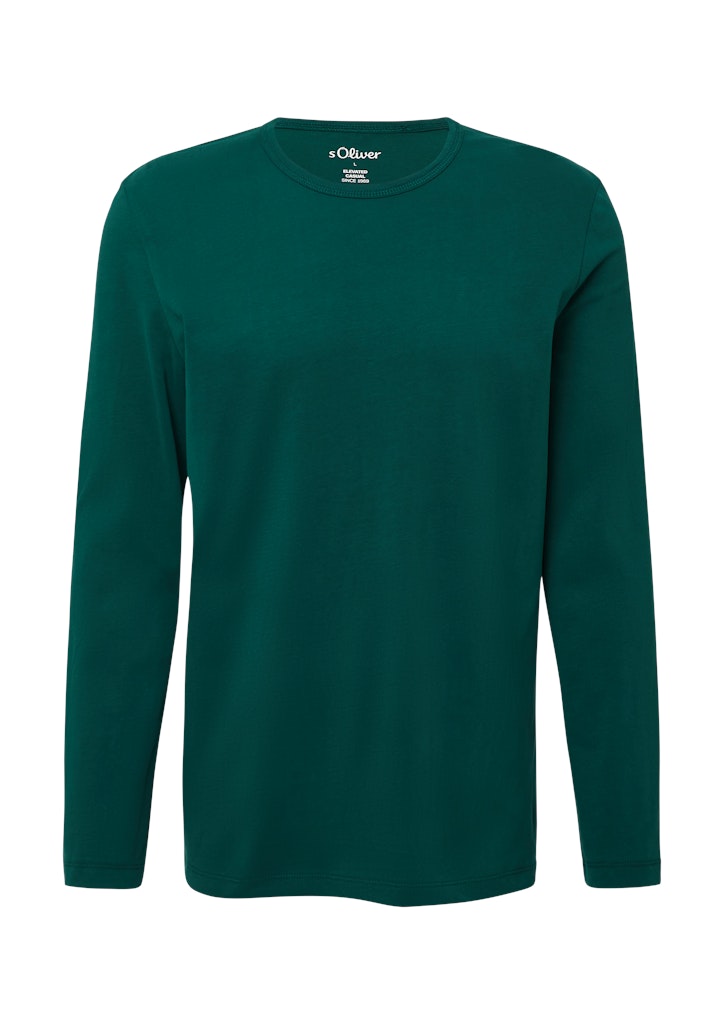 S. Oliver red Herren T-Shirts lang Green