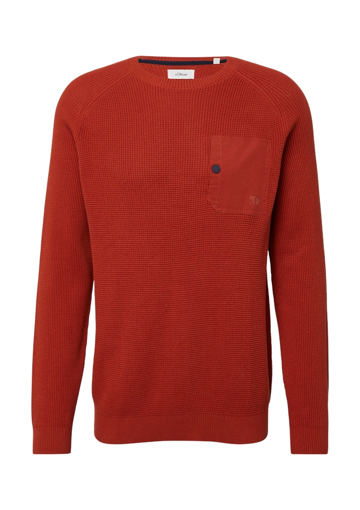 S. Oliver red Herren Pullover Red