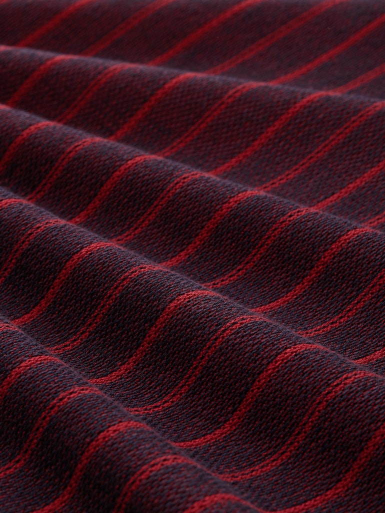 Tom Tailor Herren Pullover Red Navy Stripe