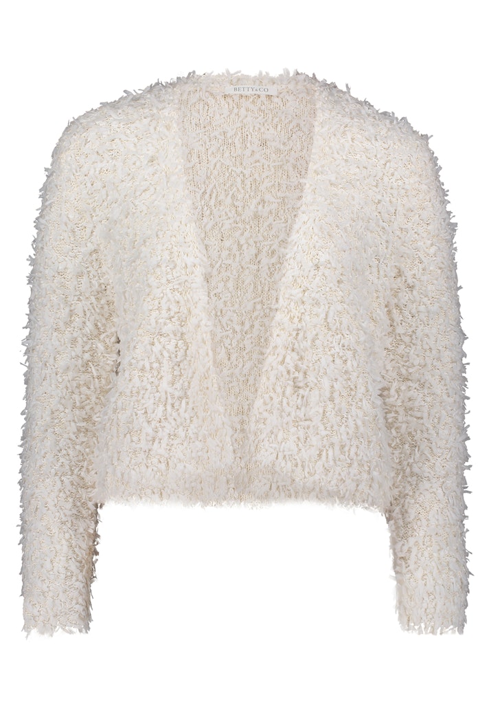 Betty & Co Damen Strickjacken Offwhite
