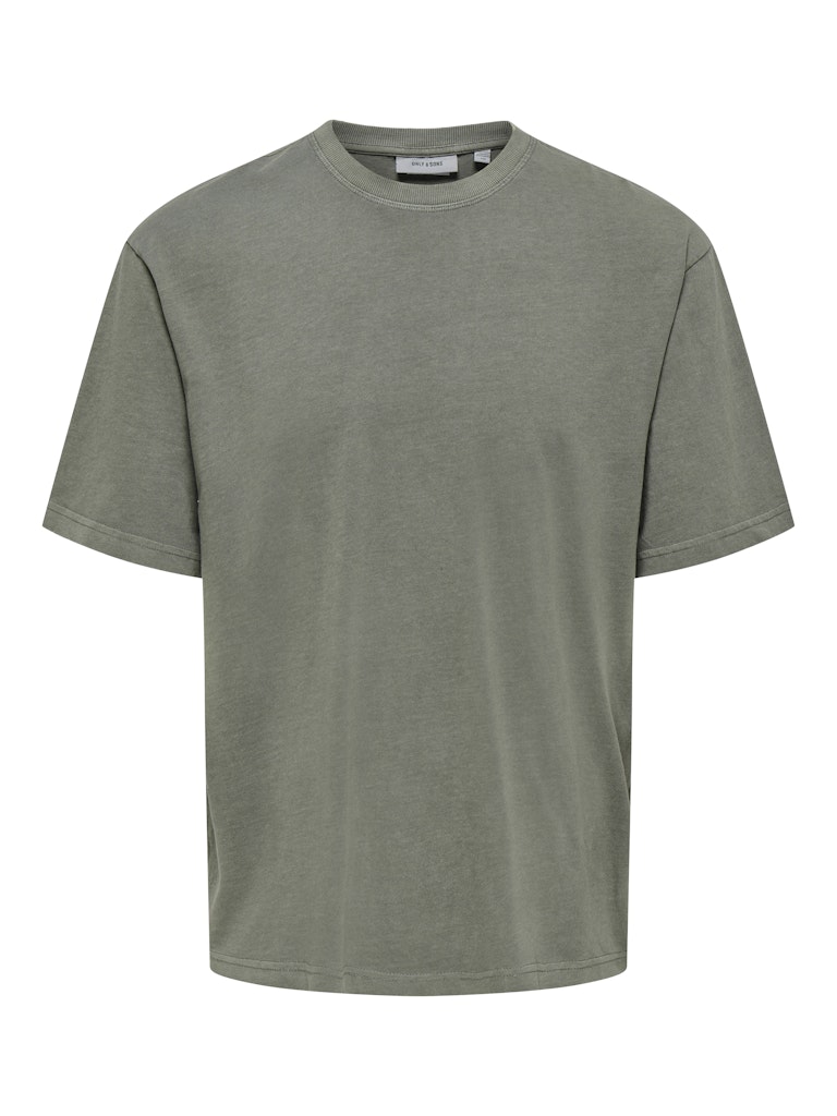 Only & Sons Herren T-Shirts kurz Castor Gray