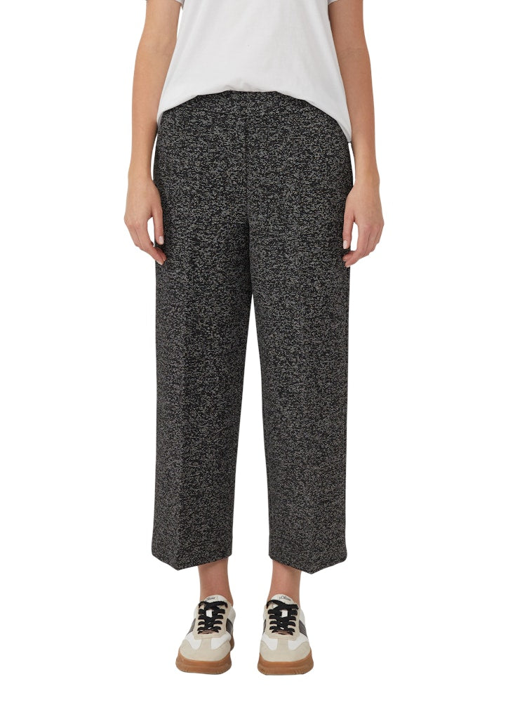 S. Oliver red Damen Shorts Grey/Black