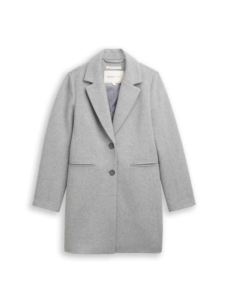 Tom Tailor denim Damen Mantel Cement Grey Mã©