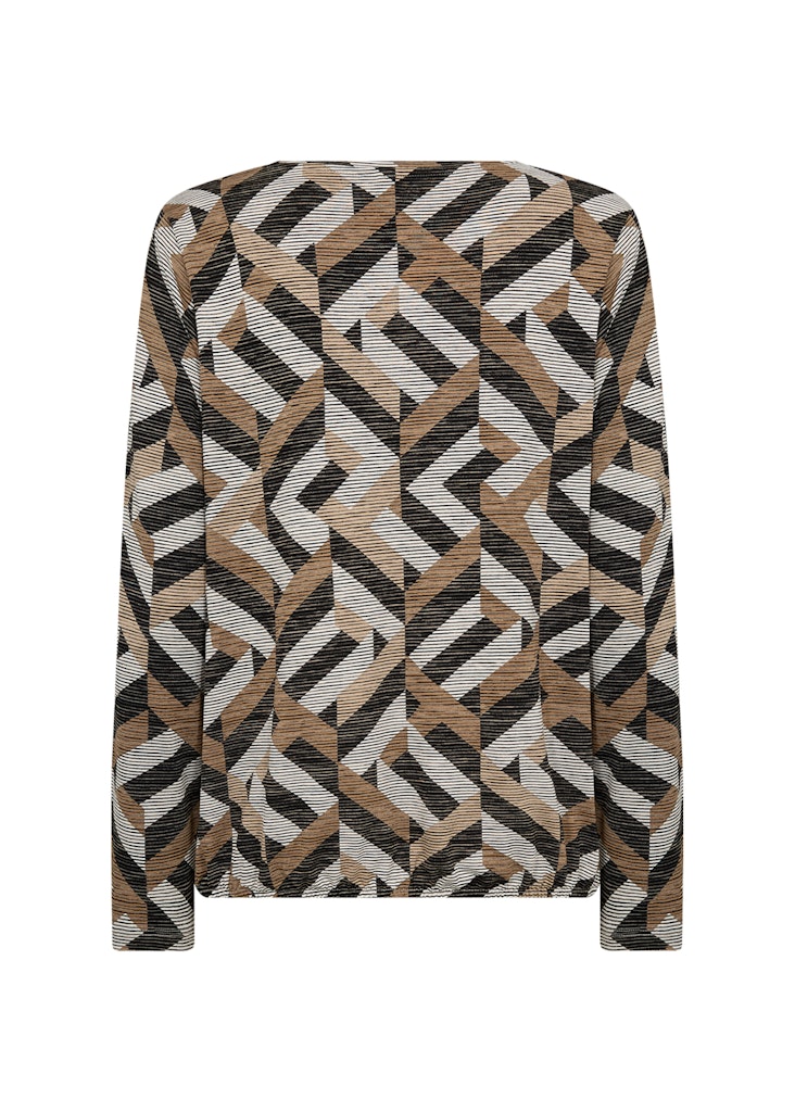 Soya Concept Damen Blusen Sand Combi