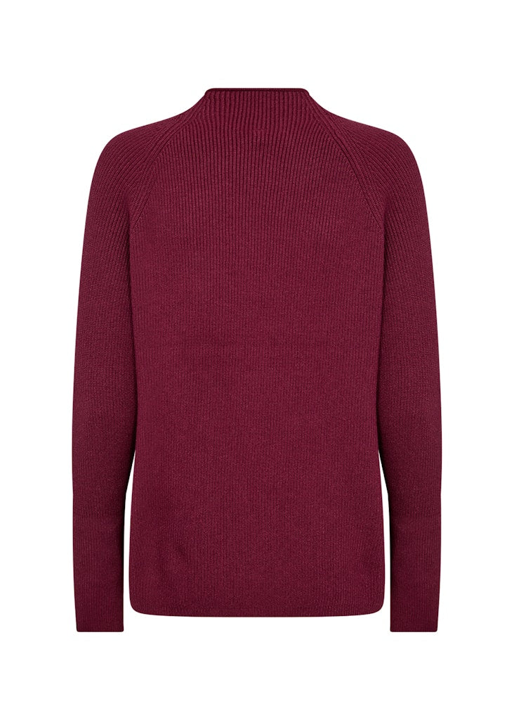 Soya Concept Damen Pullover Dark Red Mel