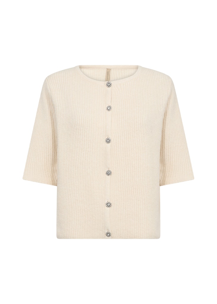 Soya Concept Damen Strickjacken Cream Melange