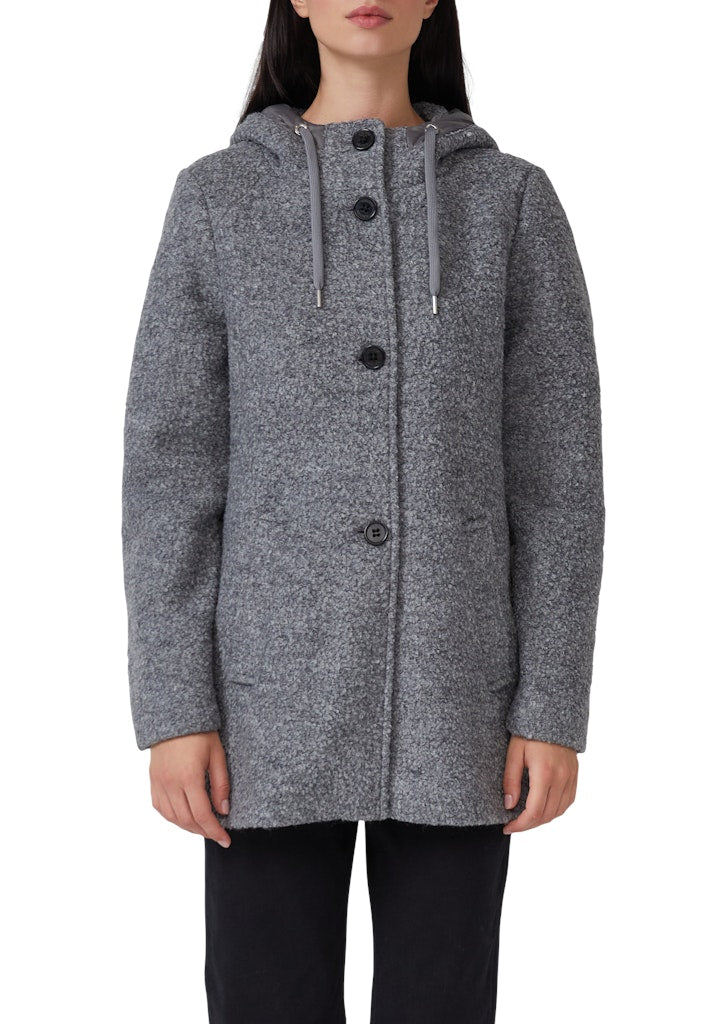 S. Oliver red Damen Mantel Grey/Black