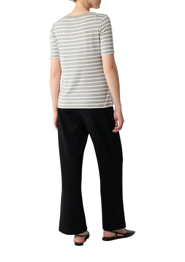 Comma Damen T-Shirts Grey/Black