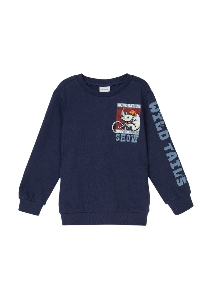 S. Oliver Jungen Sweats & Sweatjacken Blue