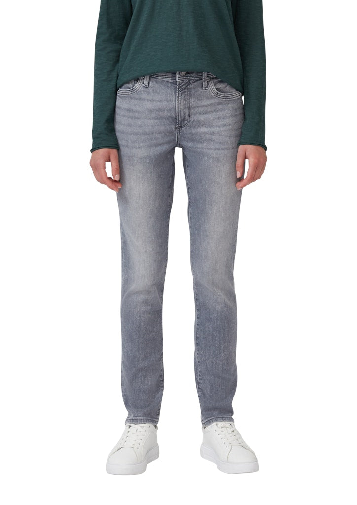 S. Oliver red Damen Jeans Grey/Black