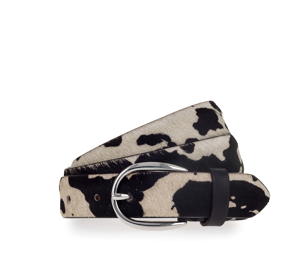 Vanzetti Gürtel Schwarz / Offwh